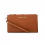Michael Kors Jet Set Travel monedero continental con correa 35F8GTVW0LLUG - piel Saffiano, luggage, herrajes tono dorado