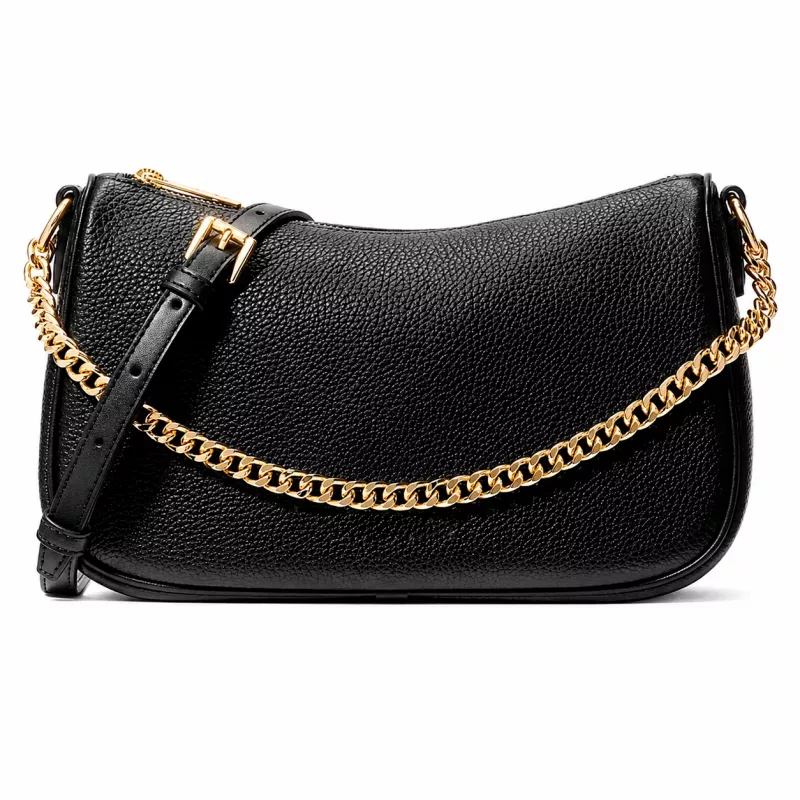 Michael Kors Jet Set Travel Bolso bandolera 35F4G1QC6LBLA negro piel Saffiano