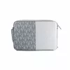 Michael Kors bolso bandolera Jet Set Travel 35F5STTC9YSIL Silver Signature lona recubierta