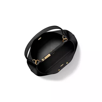 Michael Kors Jet Set Travel Bolso bandolera negro piel Saffiano 35S4G3FS2IBLA