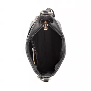 Michael Kors Jet Set Travel Bolso bandolera negro piel Saffiano 35S4GTVC5LBLA