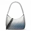 Michael Kors Jet Set Travel Bandolera Black Signature Coated Canvas