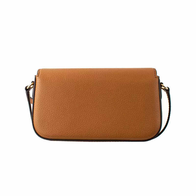 Michael Kors Jet Set Travel Bolso bandolera Luggage Lona recubierta con logotipo impreso Herrajes dorados