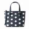 Michael Kors Jet Set Travel Bolso bandolera azul marino lona recubierta Signature
