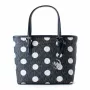 Michael Kors Jet Set Travel Bolso bandolera azul marino lona recubierta Signature