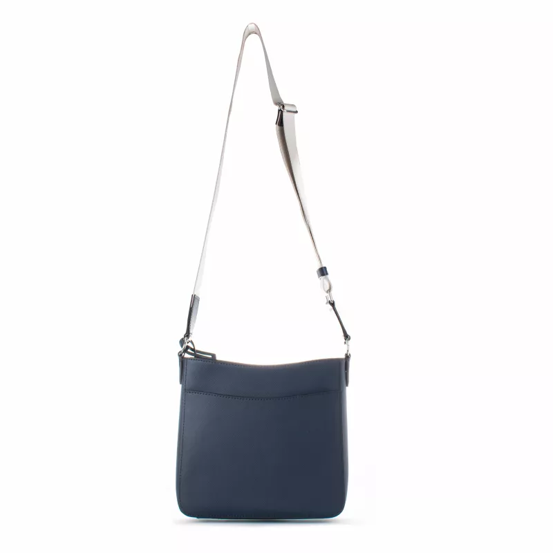 Michael Kors bolso bandolera Jet Set Travel azul marino piel Saffiano 35T4STVC5LNAV
