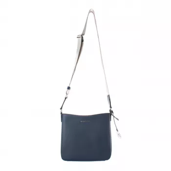 Michael Kors bolso bandolera Jet Set Travel azul marino piel Saffiano 35T4STVC5LNAV