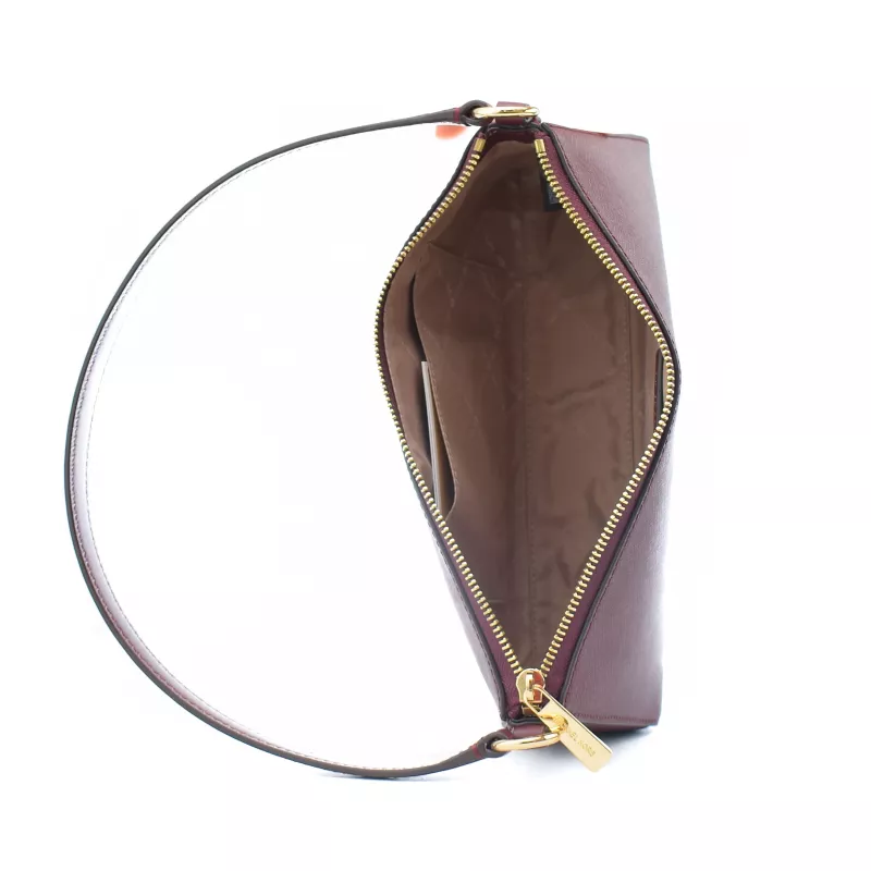 Bolso bandolera Michael Kors Jet Set Travel oxblood piel saffiano 26x14x7 cm