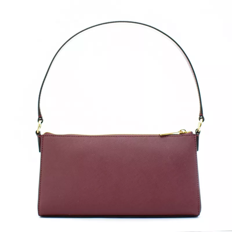 Bolso bandolera Michael Kors Jet Set Travel oxblood piel saffiano 26x14x7 cm