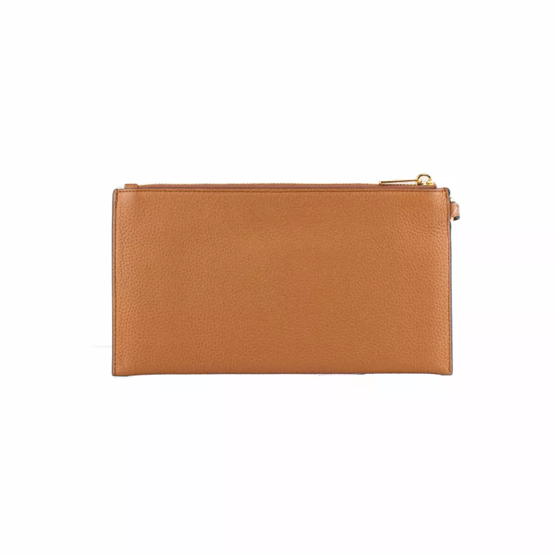 Michael Kors Jet Set Travel Bandolera para móvil Piel Saffiano Luggage Brown 35S4GTVW3LLUG