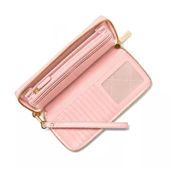 Michael Kors Jet Set Travel bolso de mano de piel Saffiano powder blush