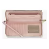 MICHAEL KORS Jet Set Travel Powder Blush bolso de muñeca de piel Saffiano 35R4GTVT3VPOW