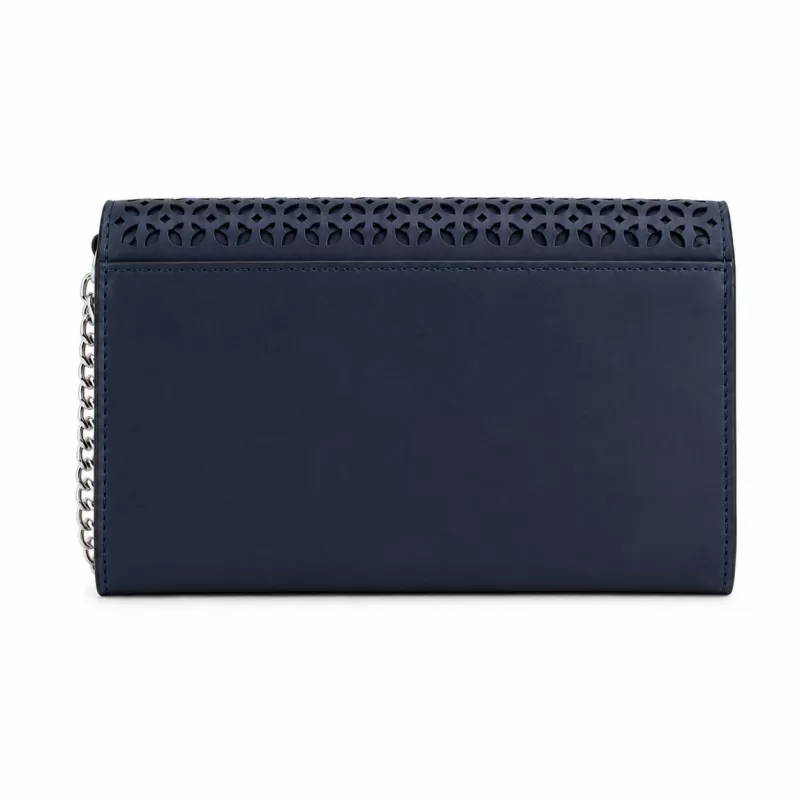 MICHAEL KORS Jet Set Travel bolso bandolera de piel Saffiano azul marino