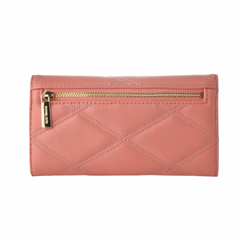 Michael Kors 35S2GTVF3USRT Monedero de mujer, 18x10x1 cm, piel rosa