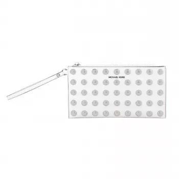 Michael Kors Jet Set Travel funda de piel Saffiano 25x14x1 cm con herrajes dorados