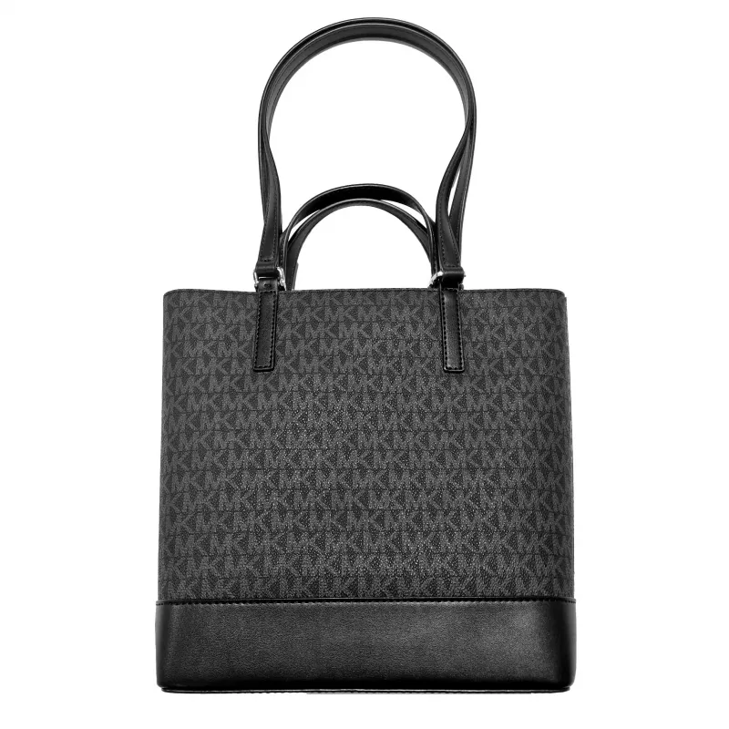 Michael Kors Jet Set Travel Bolso de hombro de piel Saffiano negro 35S4GX9T1BBLA