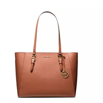 MICHAEL KORS Jet Set Travel Bolso Tote de Piel Saffiano Set - Equipaje - Mujer 35R3GCFT3TLUG (33x28x12cm)