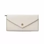 Michael Kors Jet Set Travel monedero de muñeca de piel saffiano, luggage, tono dorado