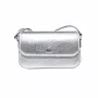 Michael Kors Bolso bandolera pequeño Jet Set Travel lona recubierta Signature 21x12x5 cm herrajes en tono plateado