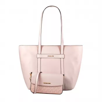 Michael Kors Jet Set Travel Bolso Tote 35S5GTVT3LPOW Powder Blush Piel Saffiano