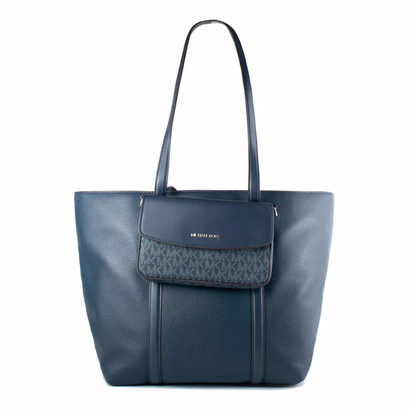Michael Kors Jet Set Travel bolso tote navy piel Saffiano mujer 35S5STVT3LNAV