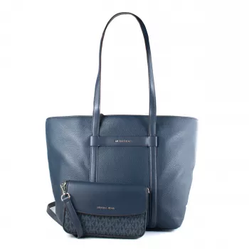 Michael Kors Jet Set Travel bolso tote navy piel Saffiano mujer 35S5STVT3LNAV