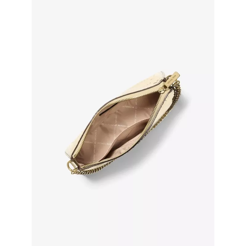 Michael Kors Jet Set Travel set de bolso tote con cartera - Opal Multi Signature Coated Canvas