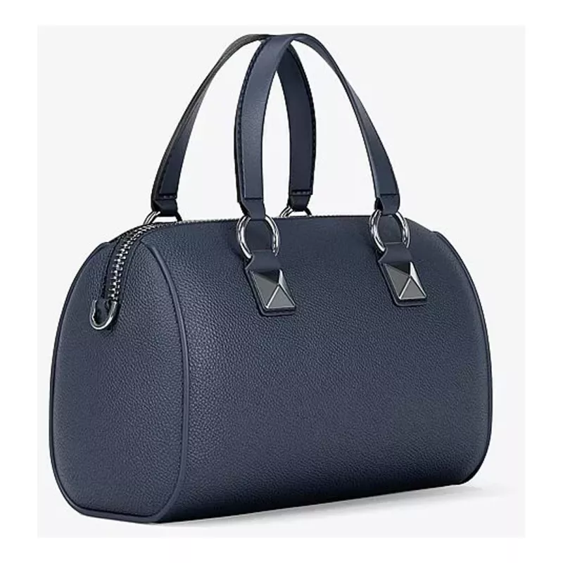 Michael Kors Jet Set Travel bolso bandolera para mujer de piel Saffiano en azul marino, 19x13x9 cm
