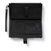 Funda-cartera con correa para móvil de mujer Michael Kors Jet Set Travel piel Saffiano, negra, herrajes en tono dorado