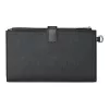 Funda-cartera con correa para móvil de mujer Michael Kors Jet Set Travel piel Saffiano, negra, herrajes en tono dorado