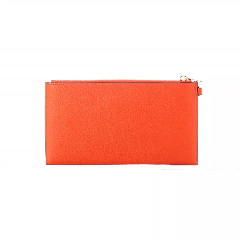 Michael Kors Jet Set Travel monedero piel Saffiano rojo 35S5GTVW3IRED