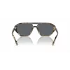 Gafas de sol de hombre Michael Kors MK2219U394287 - montura de acetato negra, lentes de policarbonato grises, 57 mm
