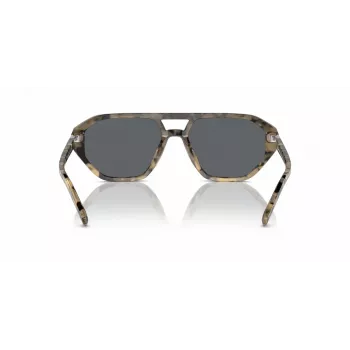 Gafas de sol de hombre Michael Kors MK2219U394287 - montura de acetato negra, lentes de policarbonato grises, 57 mm