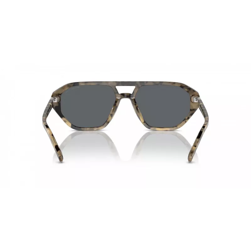 Gafas de sol de hombre Michael Kors MK2219U394287 - montura de acetato negra, lentes de policarbonato grises, 57 mm