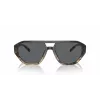 Gafas de sol de hombre Michael Kors MK2219U394287 - montura de acetato negra, lentes de policarbonato grises, 57 mm