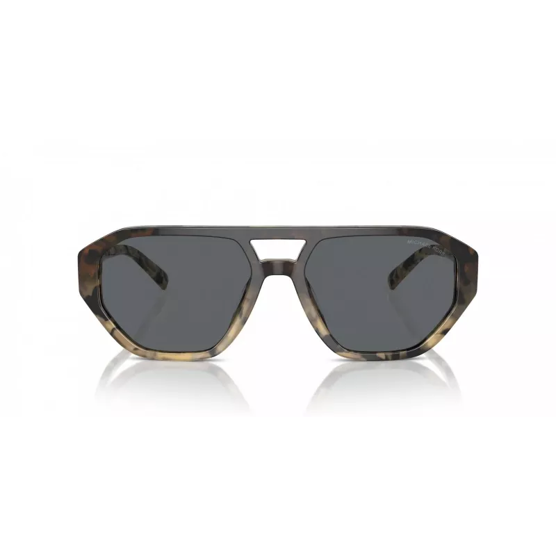 Gafas de sol de hombre Michael Kors MK2219U394287 - montura de acetato negra, lentes de policarbonato grises, 57 mm