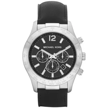 Michael Kors Reloj de hombre MK8215 44mm Acero inoxidable Esfera azul Cronógrafo