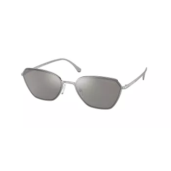 Michael Kors MK1081-10146G Gafas de sol unisex de piloto Oro claro Gris Degradado 56mm