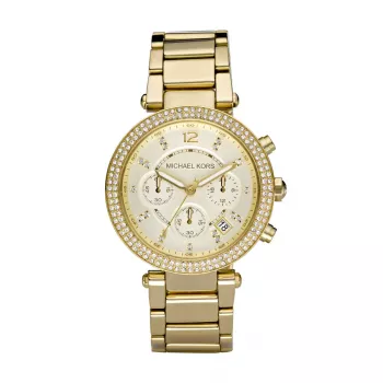 Reloj cronógrafo Michael Kors MK5354 para mujer tono oro rosa 39 mm