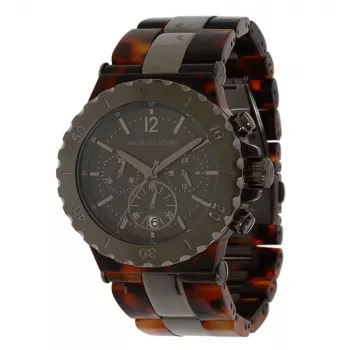 Michael Kors MK5501 Reloj cronógrafo de hombre, 43mm, acero inoxidable tono oro rosa