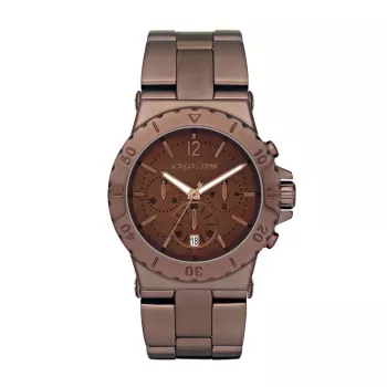 Michael Kors MK5519 Reloj cronógrafo de mujer, Acero inoxidable Oro rosa, 43 mm