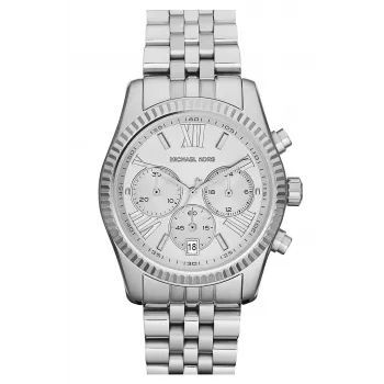 Michael Kors Reloj cronógrafo de mujer MK5555, acero inoxidable en tono oro rosa, 38 mm