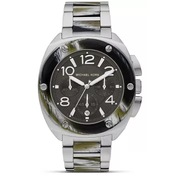 Michael Kors Reloj de hombre MK5595 44mm acero inoxidable cronógrafo tono oro rosa