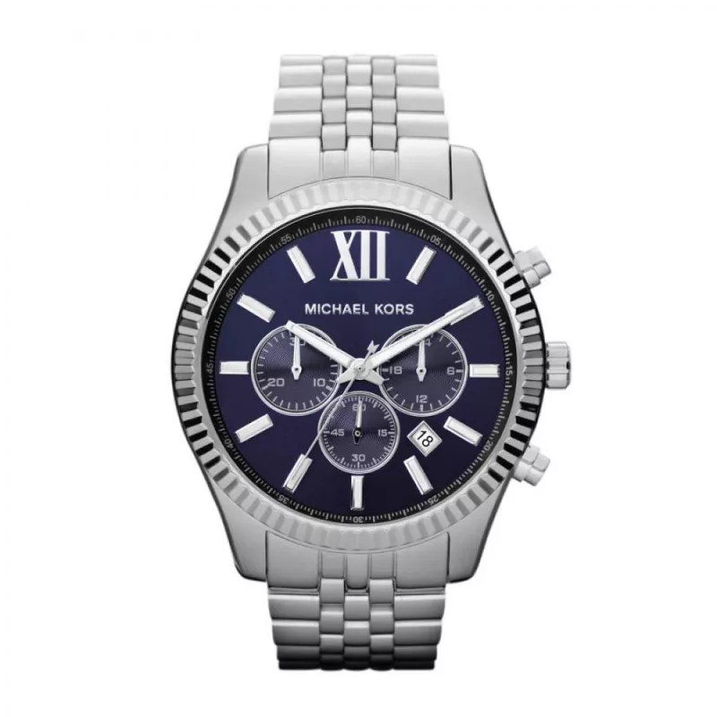 Michael Kors MK5708 Reloj cronógrafo mujer de acero inoxidable en oro rosa, 39 mm