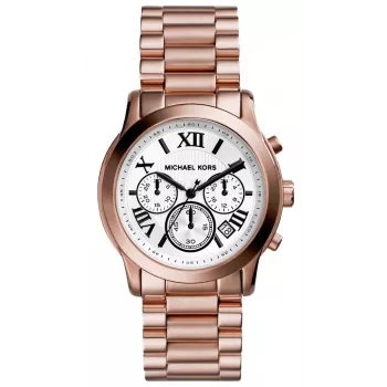 Michael Kors MK5929 Reloj mujer de acero inoxidable color oro rosa, 40 mm