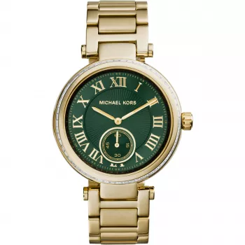 Michael Kors MK6065 Reloj cronógrafo para mujer, acero inoxidable oro rosa, 40mm