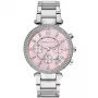 Michael Kors MK6105 Reloj cronógrafo para mujer, acero inoxidable tono oro rosa, 39mm