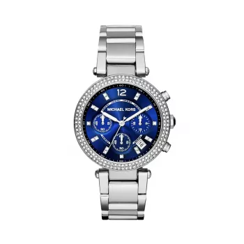 Michael Kors MK6117 Reloj cronógrafo de mujer de acero inoxidable en oro rosa 39 mm
