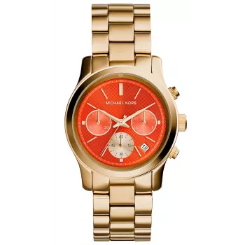 Reloj de mujer Michael Kors MK6162 de acero inoxidable acabado oro rosa, 38 mm