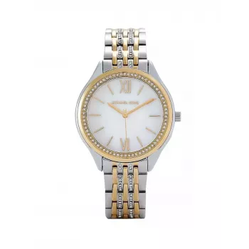 Michael Kors MK7084 Pyper Reloj de mujer, caja de acero inoxidable color oro rosa 36 mm